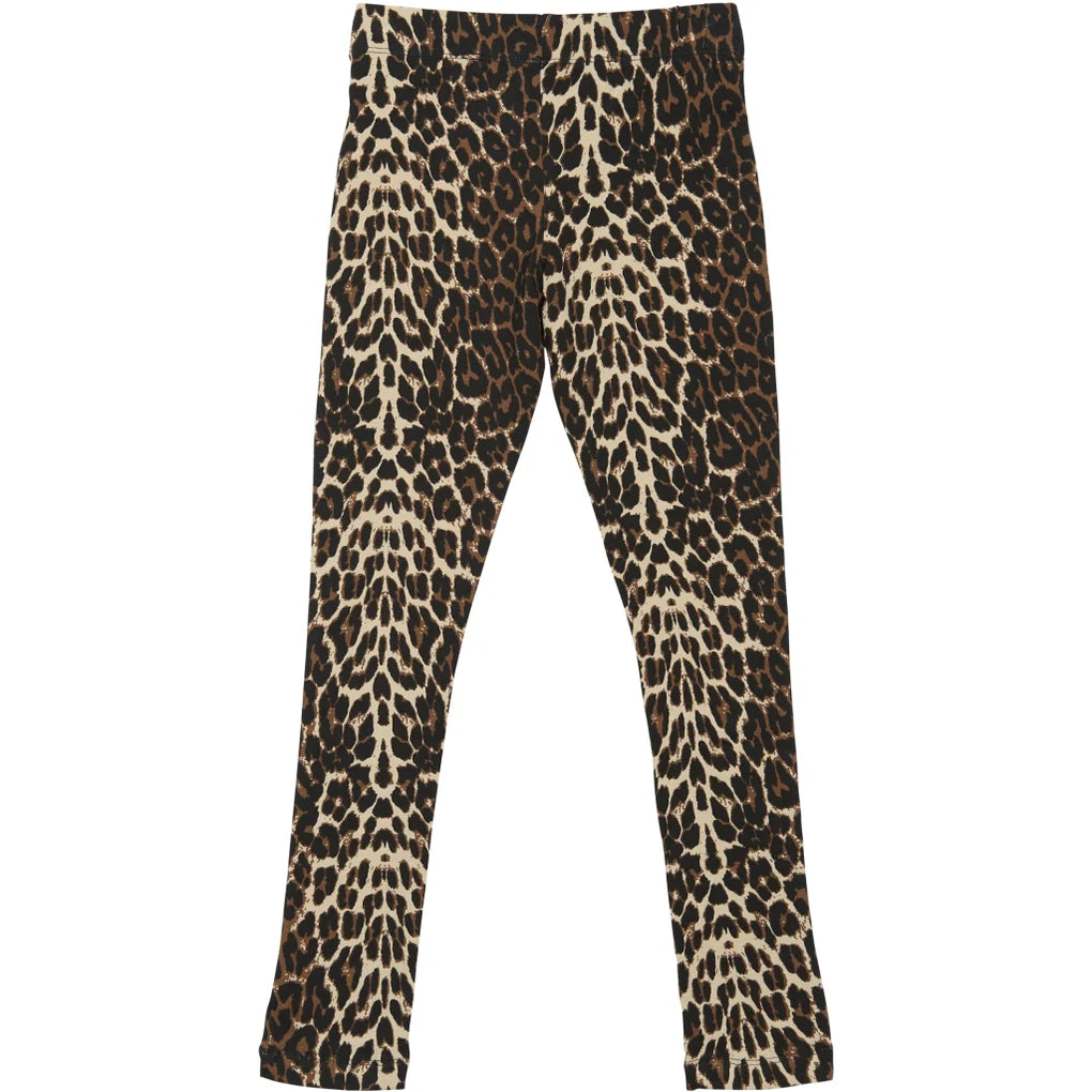 The NEW Parnell Leggings – Feather Gray AOP - Nachhaltige Kinderleggings Bio-Baumwolle - Makimo - Smart Kids