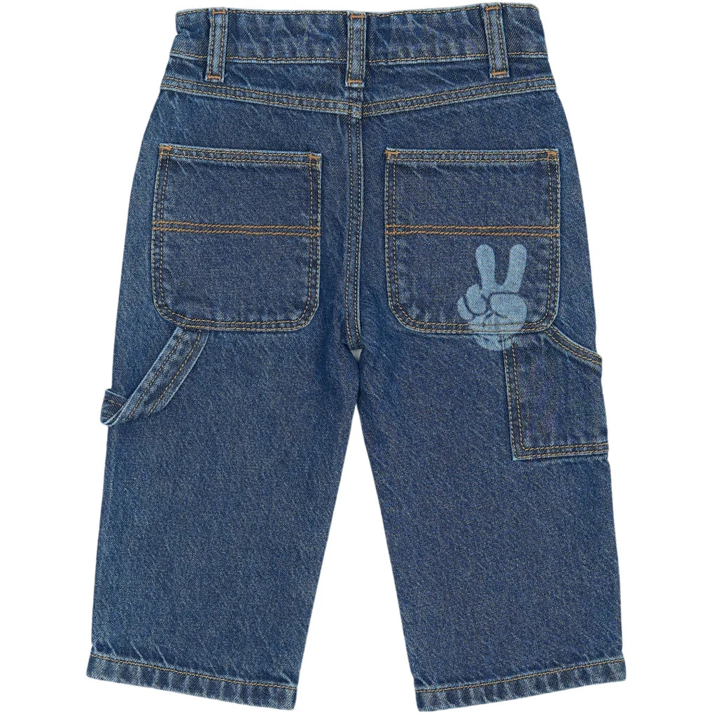 The NEW Siblings Parker Worker Jeans – Blue Denim - Makimo - Smart Kids