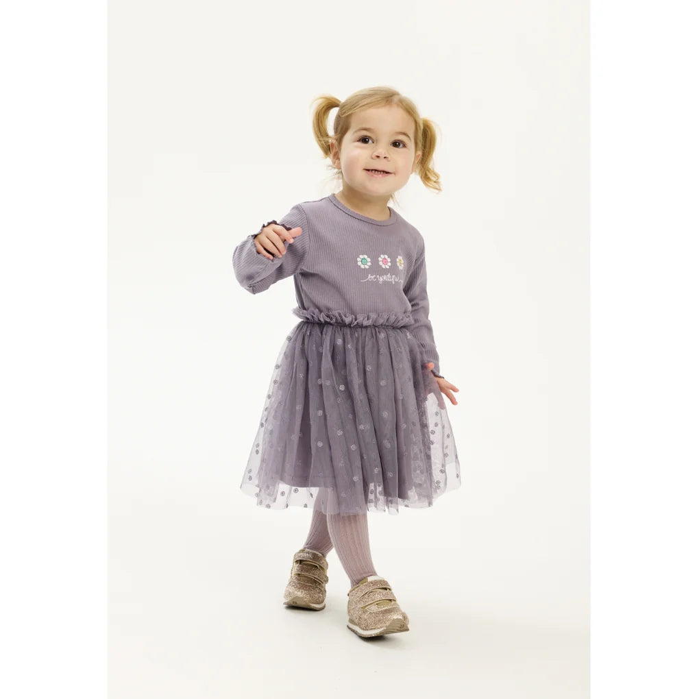The NEW Siblings Princess Longsleeve Rib Tee – Gray Ridge - Makimo - Smart Kids