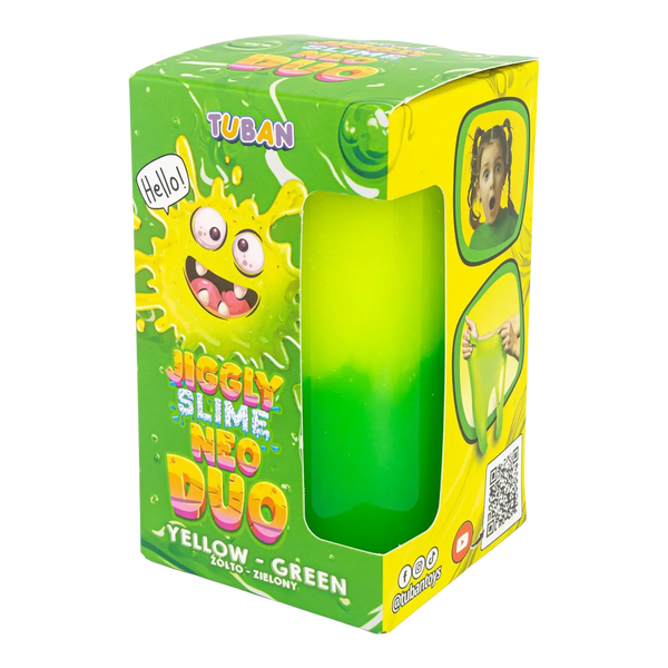 TUBAN - Jiggly Slime Neo Duo – Gelb-Grün