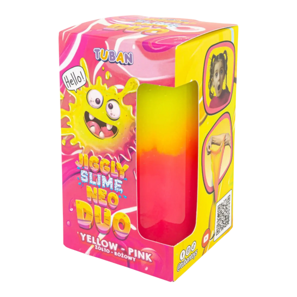 TUBAN - Jiggly Slime Neo Duo – Gelb-Rosa