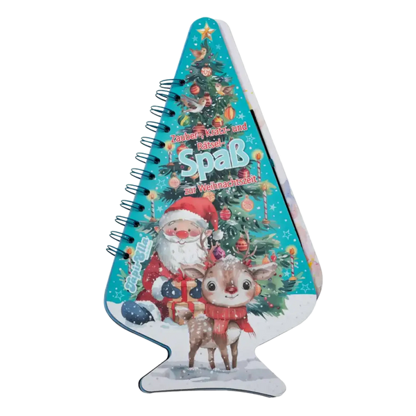 TapirElla Zauberkratzblock Weihnachten – 24 Seiten Kreativspaß mit Kratz- und Rätselspaß