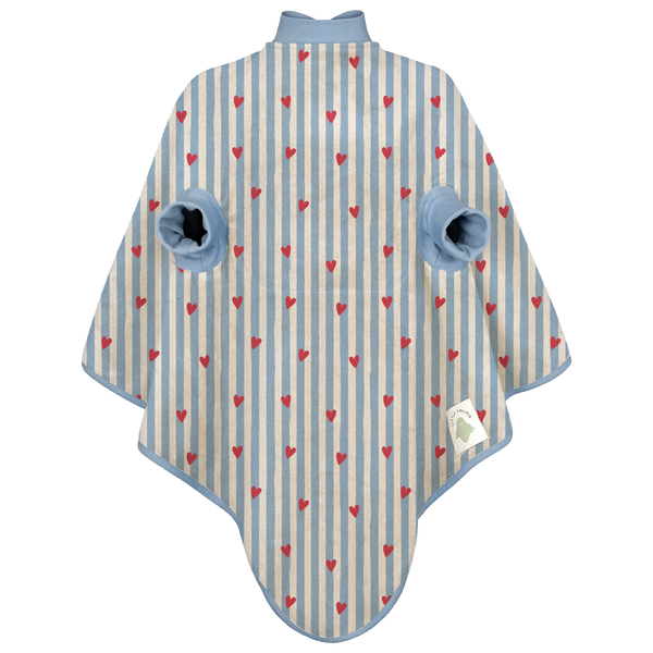 Little Casimir "Boo" Frottee Waterproof Lätzchen - Mitwachsend und Wasserdicht - Tiny Hearts
