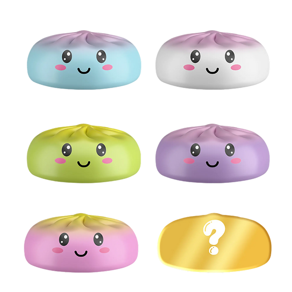 Trendhaus Rainbow Squeeze Soft-Dumpling Ø 6 cm – Surprise Edition