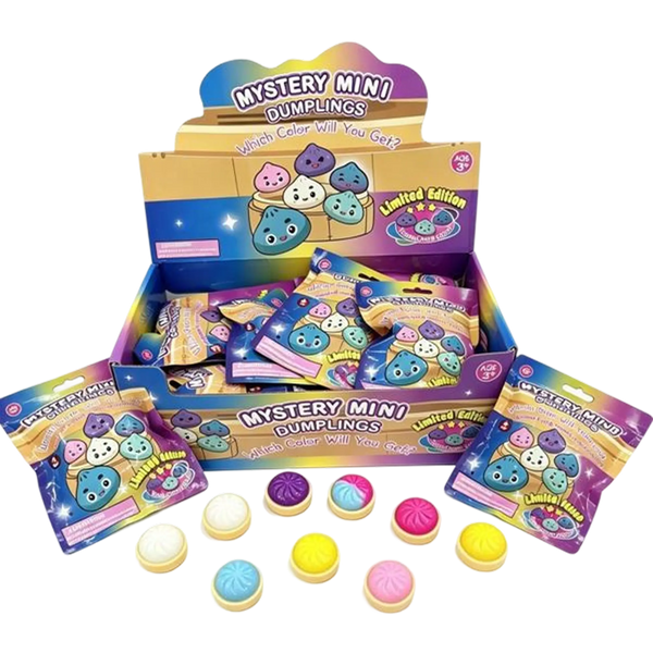 Triton-X - 4er Pack Squishy Dumpling im Blind Bag – 3,5 cm