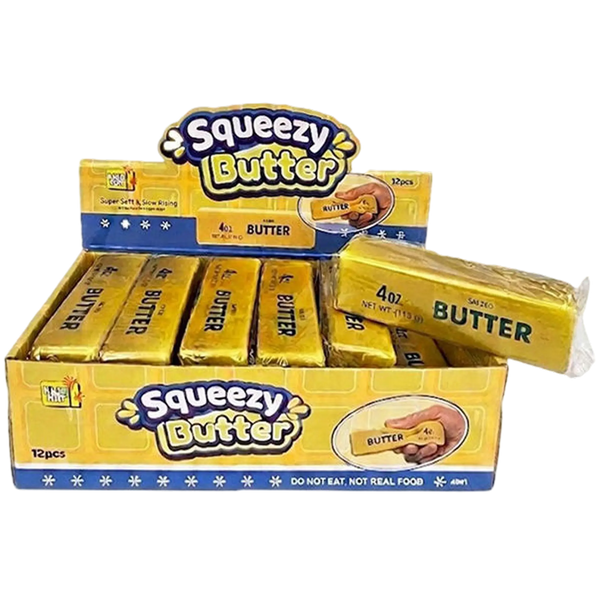 Triton-X Goldene Squishy Butter mit Geruch – 13,5 cm