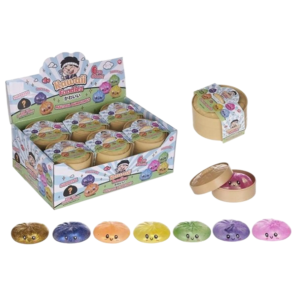 Triton-X Maltose Glitzer Dumpling 8,5cm im Bao Bun – Kawaii Surprise Slow Rise