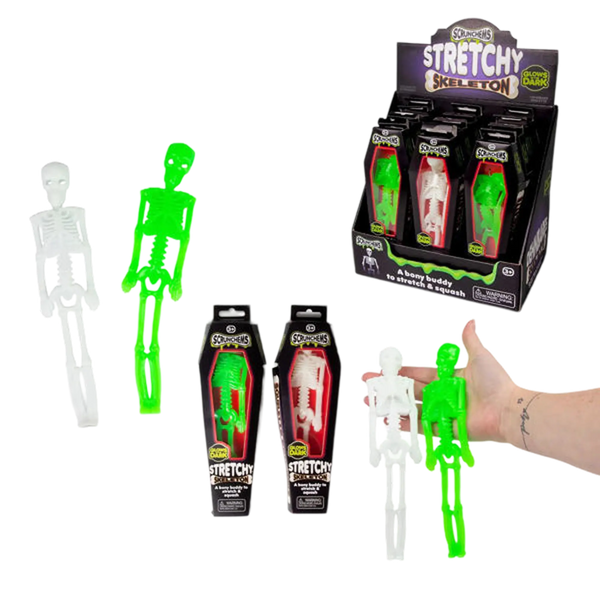 Triton-X Scrunchems Stretchy Squishy Skelett – Glow in the Dark