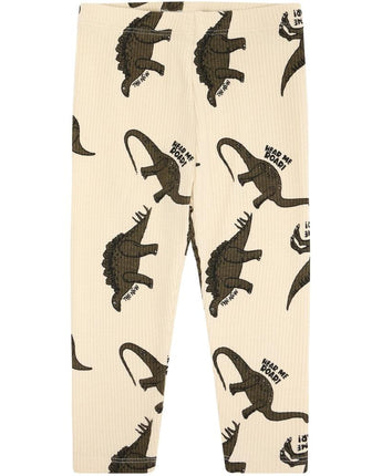 THE NEW SIBLINGS Tnslevi Rib Leggings, Angora Dino