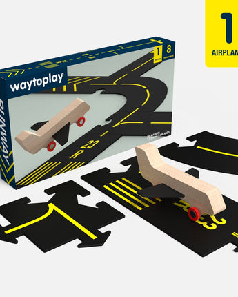 Waytoplay Runway - Flexibles Flughafen Set