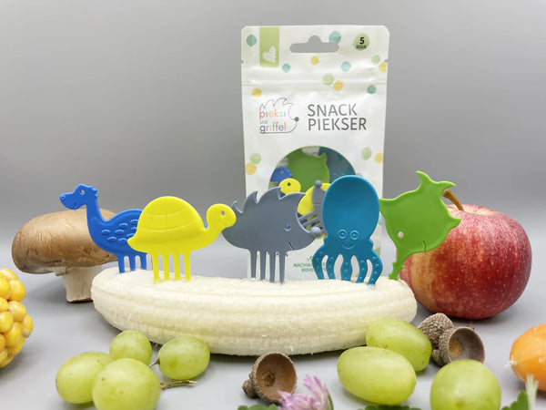 Pieksi und Griffel – Pieksi 5er-Set „Funky Friends" 🦔🐢🦕🐙🐟