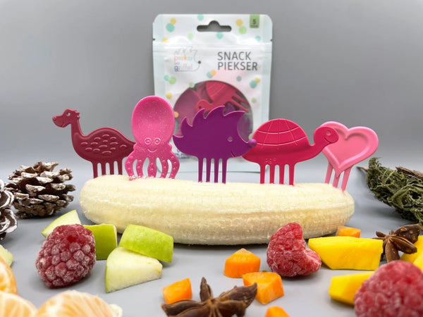 Pieksi und Griffel - Pieksi 5er-Set "PRETTY IN PINK" 🦔🐢🦕🐙❤️