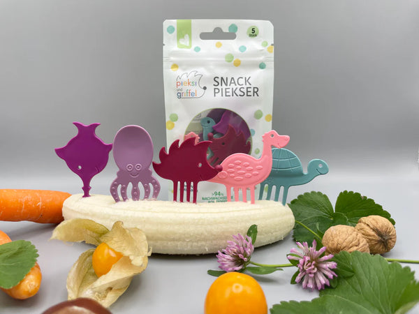 Pieksi und Griffel – Pieksi 5er Set „Fairy Five“ 🧚♀️ 🦔🐢🦕🐙🐟