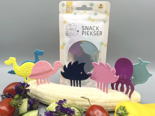 Pieksi und Griffel - Pieksi 7er-Set „FEEL GOOD PIEKSIS“ ☺️🦔🐢🐟🦕🐙 - Makimo - Smart Kids