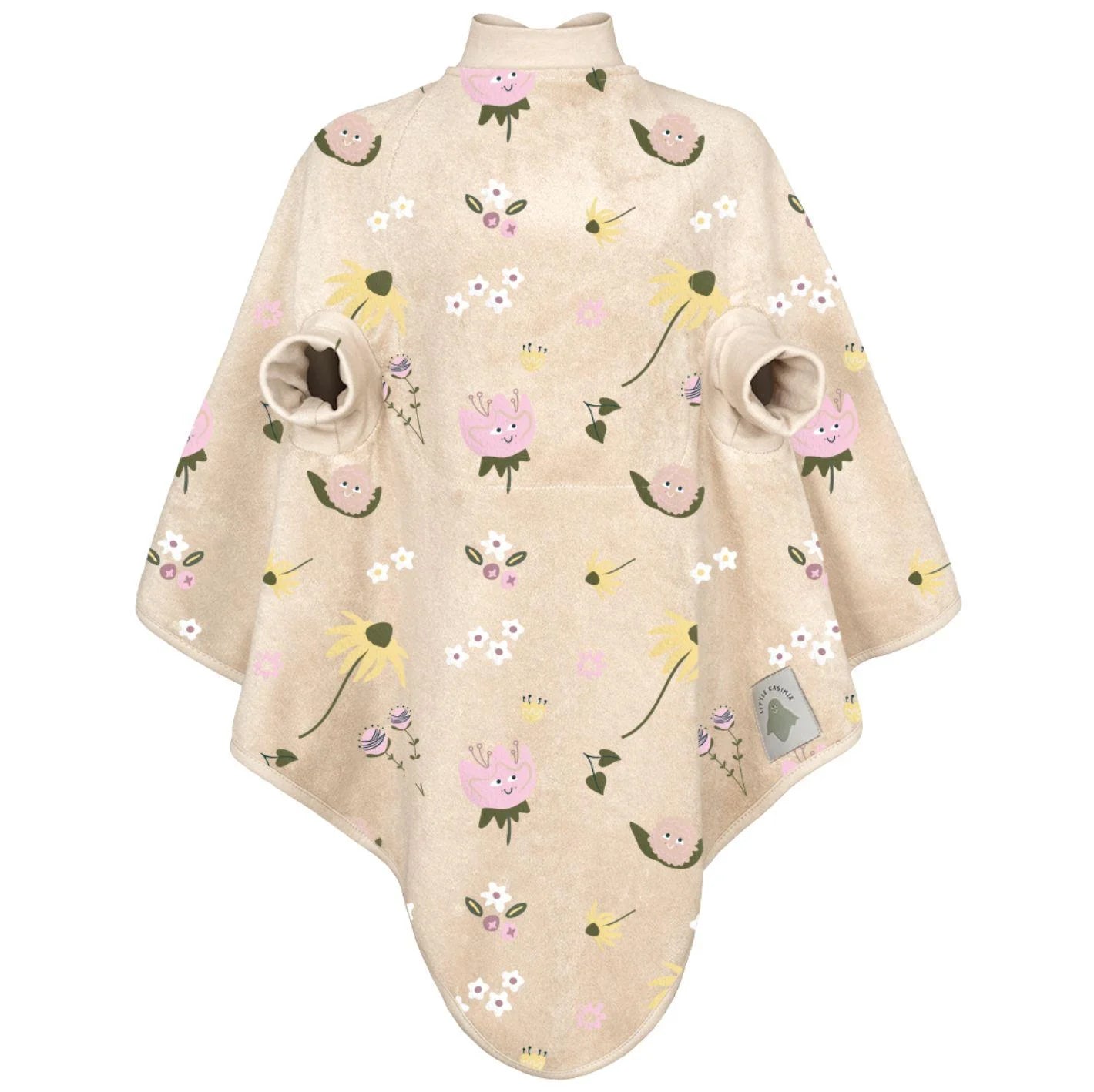 Little Casimir "Boo" Frottee Waterproof Lätzchen - Mitwachsend und Wasserdicht - WILDFLOWER