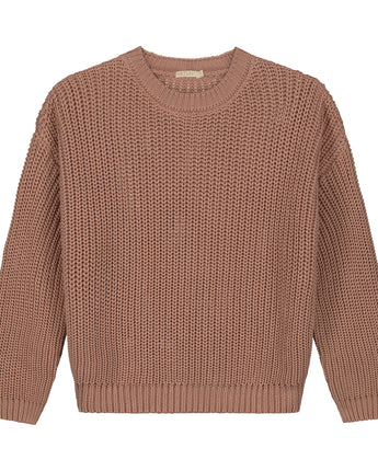 Chunky Knit Sweater - Blush