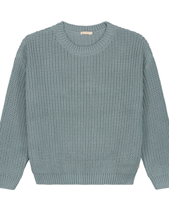 Chunky Knit Sweater - Ocean