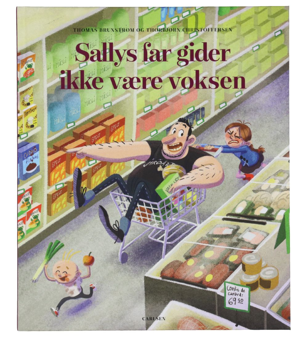 Sallys far gider ikke være voksen – En sjov historie for børn