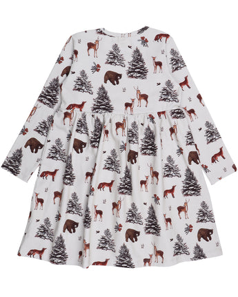 Winter Woodland - Kleid von Walkiddy