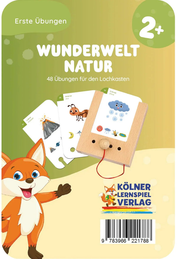 Wunderwelt Natur - Lochkasten Kartensatz ab 2 Jahren - Makimo - Smart Kids
