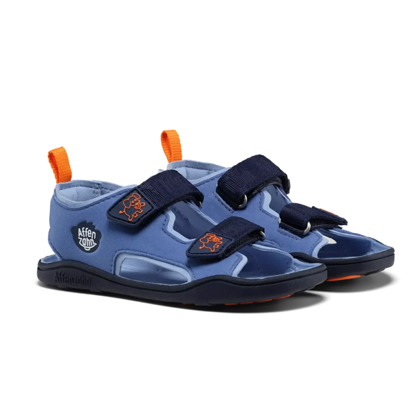 Affenzahn Sandalen Vegan Airy - Elefant, Blau - Makimo - Smart Kids