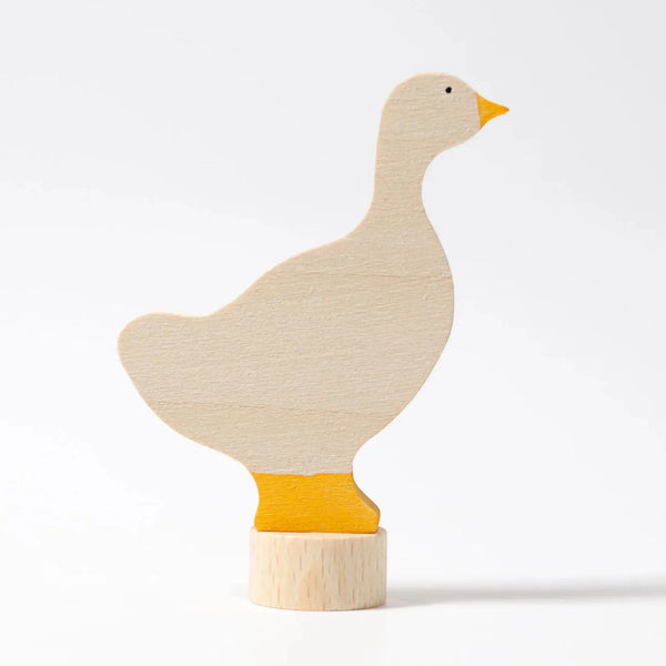 GRIMM'S Steckfigur Gans - Handbemalte Holzfigur für Festtagsringe - Makimo - Smart Kids