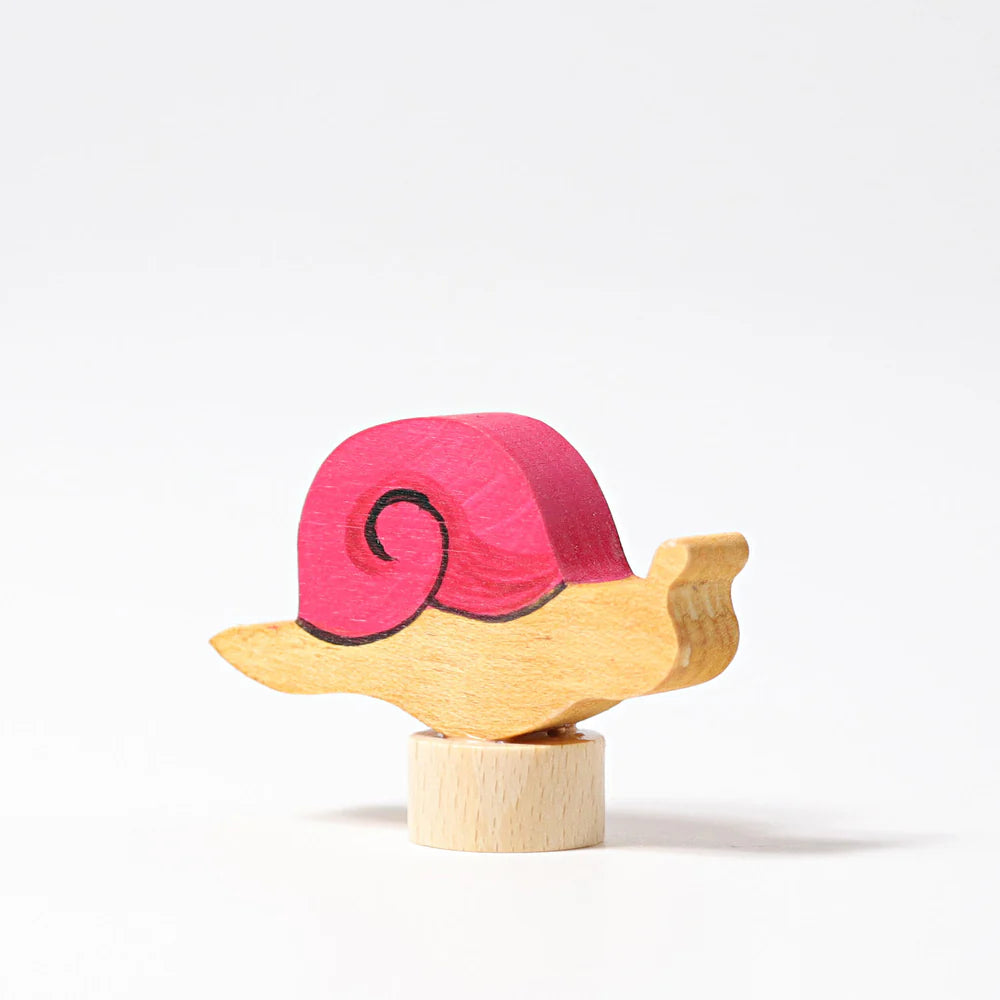 GRIMM'S Steckfigur Rosa Schnecke