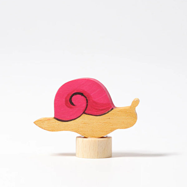 GRIMM'S Steckfigur Rosa Schnecke