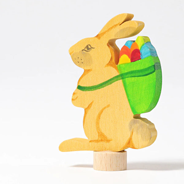 GRIMM'S Steckfigur Hase mit Korb