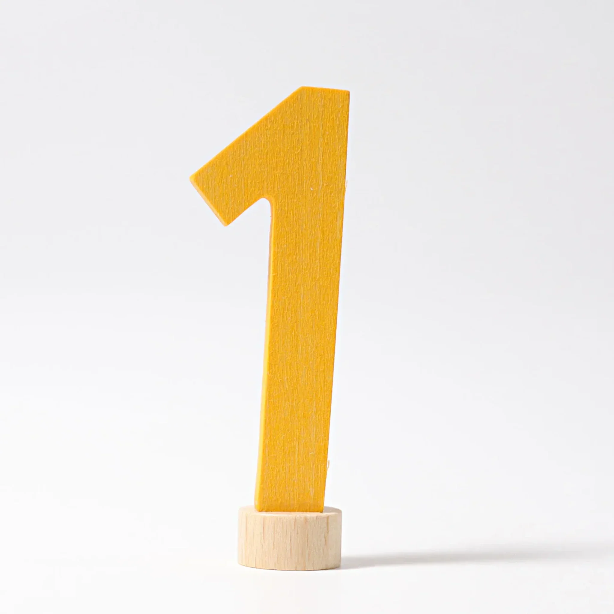 GRIMM'S Zahlenstecker 1 - Lindenholz farblich lasiert für Festtagsringe - Makimo - Smart Kids