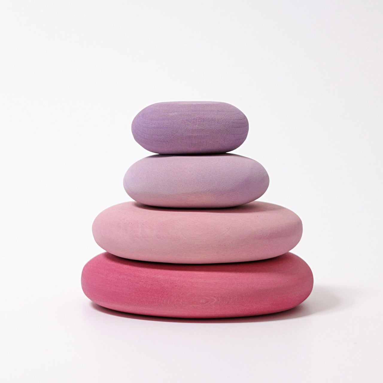 GRIMM’S Flamingokiesel – 4-teiliges Balancespiel aus Holz
