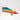 GRIMM'S Regenbogen Bauplatten – 11-teilig, farbig lasiertes Lindenholz