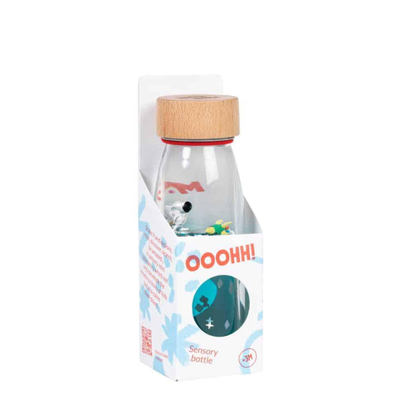 Petit Boum - MOVE BOTTLE Univers – Sensorikflasche mit schwerelosem Universumseffekt - Makimo - Smart Kids