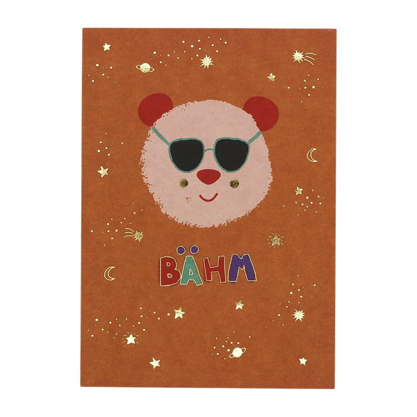 ava&yves - Pandakopf mit Goldfolie – "Bähm"