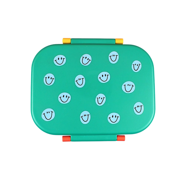 ava&yves Brotdose – Lunchbox Grün Ocker Hellblau 850 ml