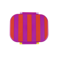 ava&yves Brotdose – Lunchbox Stripes Violett Rot Flieder 850 ml