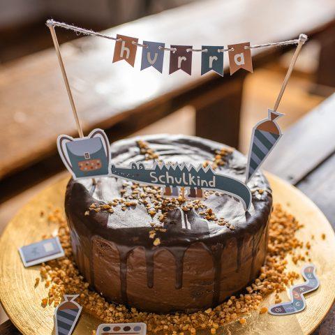 ava&yves - Cake Topper Krokodil (Serie Adventure) – Schulkind - Makimo - Smart Kids