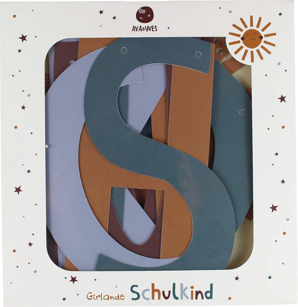 ava&yves - Girlande Adventure – Schulkind - Makimo - Smart Kids