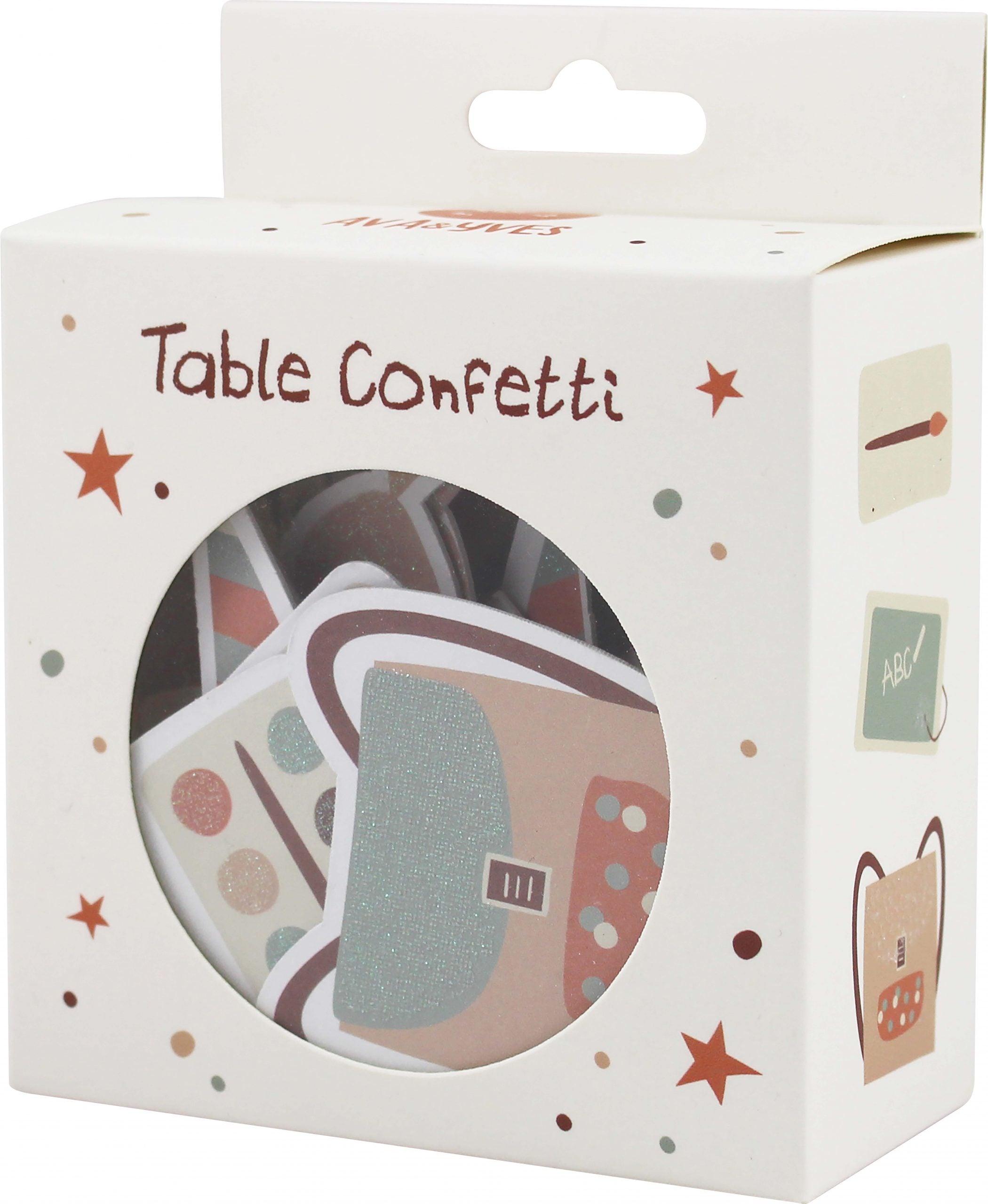ava&yves - Table Confetti mit Glitzer zur Einschulung – Meerjungfrau (Under the Sea - Makimo - Smart Kids