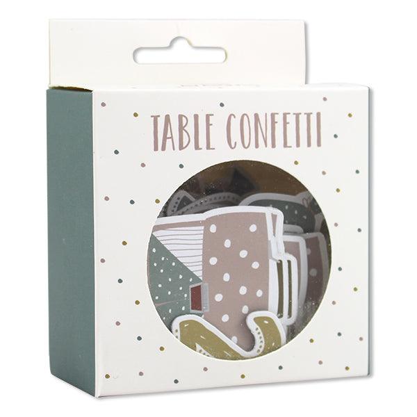ava&yves - Table Confetti zur Einschulung mit Schultüten und Zahlen in pastell - Makimo - Smart Kids
