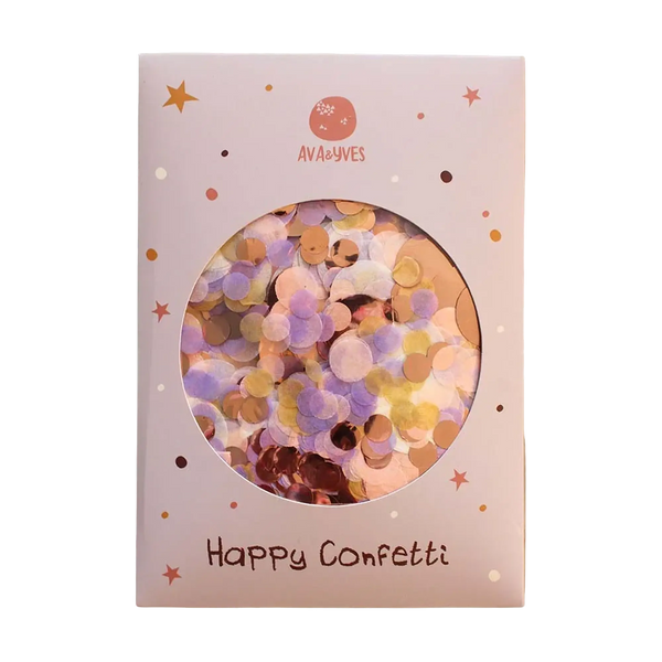 avy&yves - Happy Confetti zum Befüllen von Luftballons und für die Tischdeko (30g.)