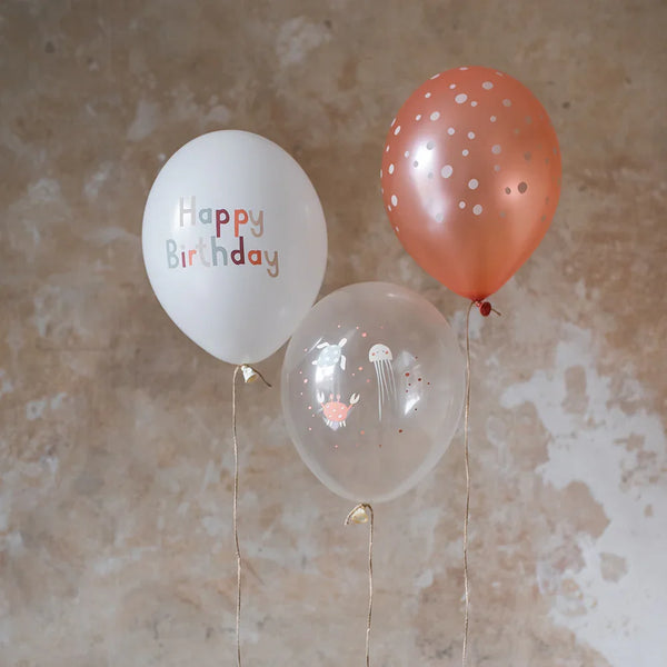 avy&yves - Luftballons „Happy Birthday“ (Serie Under the Sea) - Makimo - Smart Kids