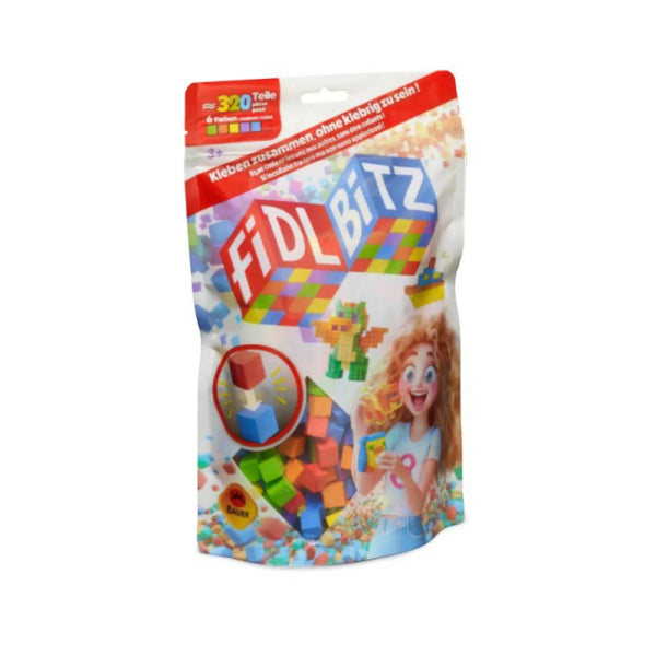 FidlBitz Bag of Bitz - 320 Sensorikwürfel Fidget Spielzeug 6 Farben - Makimo - Smart Kids