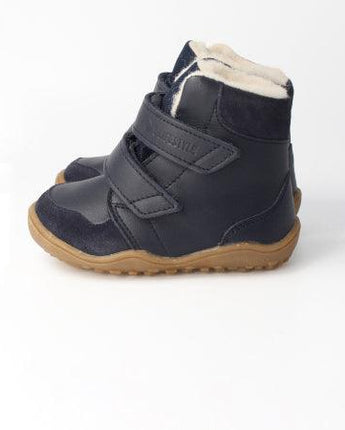 bLIFESTYLE GIBBON TEX Barfußschuh Winterstiefel – Marineblau - Makimo - Smart Kids