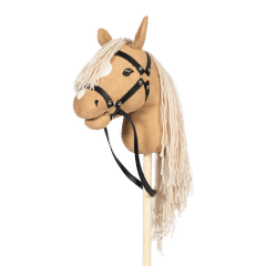 by ASTRUP Hobby Horse Steckenpferd - Mit offenem Maul - Beige - Makimo - Smart Kids