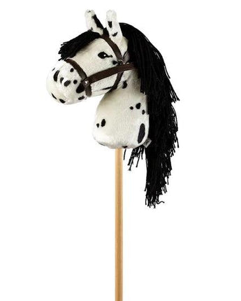 by ASTRUP Hobby Horse - Steckenpferd - weiß gefleckt - Makimo - Smart Kids