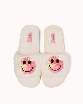 By Vivi - Brosche für Slipper - Smiley Pink - Makimo - Smart Kids