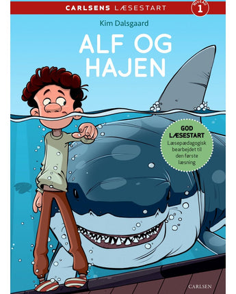 Carlsens Læsestart: Alf og haj – Letlæsningsbog til nye læsere - Makimo - Smart Kids