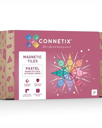 CONNETIX 40-teiliges magnetisches pastel Geometrie-Set - Makimo - Smart Kids
