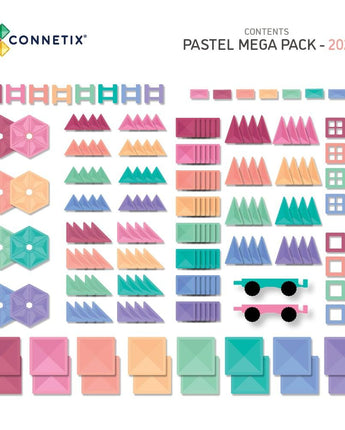 CONNETIX Pastell Mega Pack – 202-teiliges Set - Makimo - Smart Kids